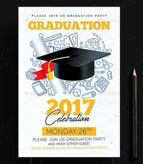 11 Graduation Invitation Card Designs Psd Ai Word Eps Design - Riset