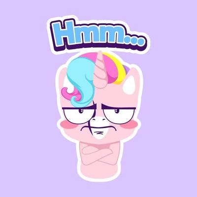 Cute Unicorn Sticker Vector Art, Icons, and Graphics for Free Download