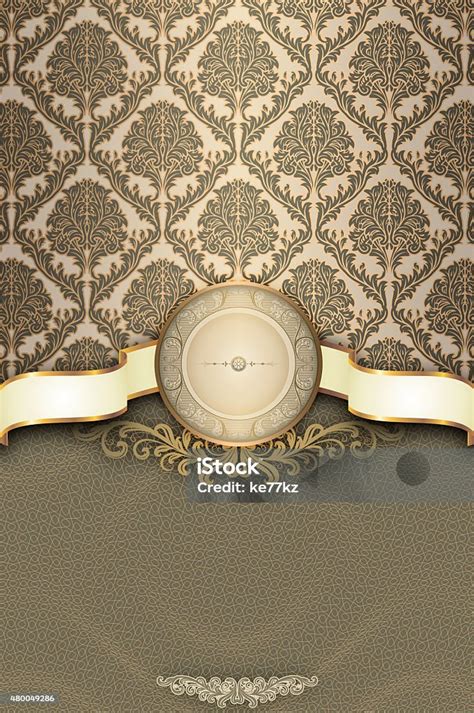 Vintage Background With Frame Stock Illustration - Download Image Now ...