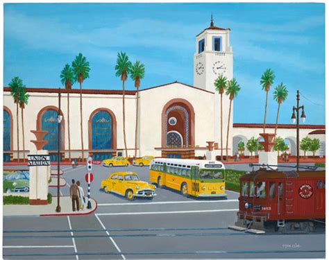 Union Station, Los Angeles, Front View (1952) | gallery