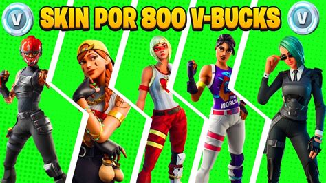 FORTNITE: MEJORES Skin Por 800 V-BUCKS - YouTube