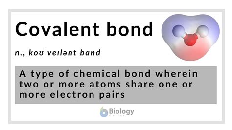 Covalent bond - Definition and Examples - Biology Online Dictionary