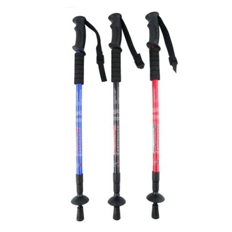 Outdoor Retractable Durable Alpenstock Trekking Walking Hiking Sticks ...