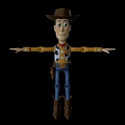 Woody from Toy Story 001 - 3D Model by IpoyPunk