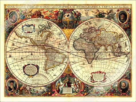 Discover The Charm Of Old World Map Prints: A Guide To Decorating Your ...