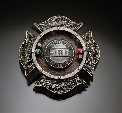 Chicago Fire Department Badges – Meghann Sottile | METALSMITH + MAKER