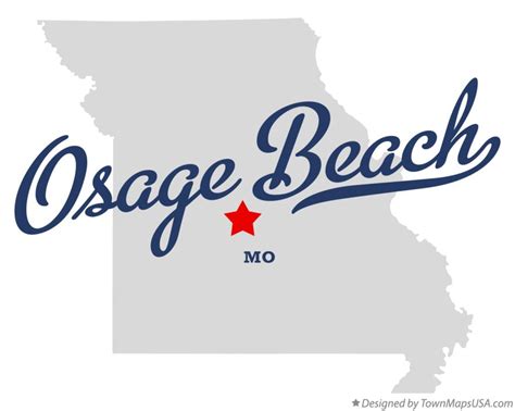 Map of Osage Beach, MO, Missouri