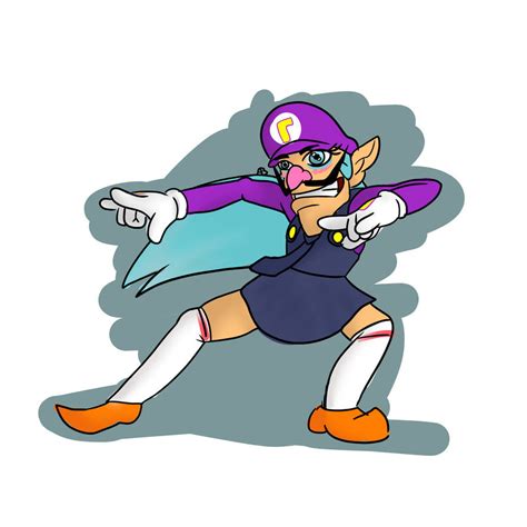 waluigi the anime by BoredAxolotl on DeviantArt