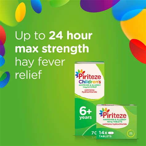 Buy Piriteze One A Day Tablets 30 Tablets | Chemist Direct