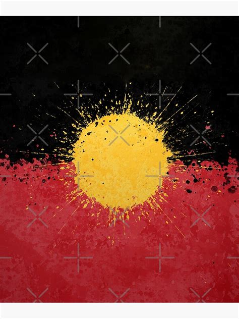 "Abstract Australian Aboriginal Flag Art, Australian Aboriginal Flag ...