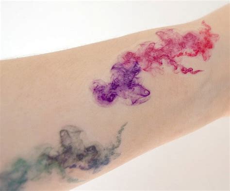 Watercolor Temporary Tattoo