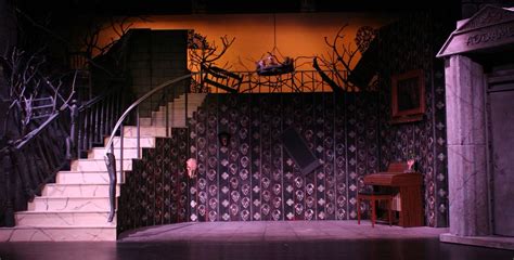 Set design | Family set, Addams family, Addams family musical set