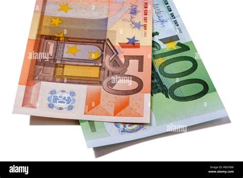 Euro 50 and 100 money bills Stock Photo - Alamy