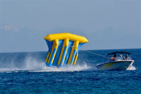 Watersports in Mykonos island | flying fish in Elia beach at mykonos island