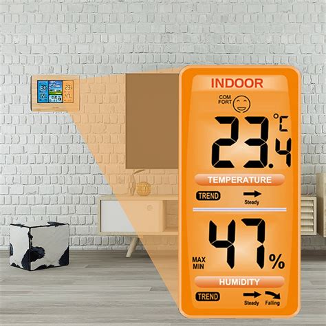 Wireless Weather Station Indoor Outdoor Digital Temperature Clock UK ...