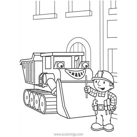 Bob the Builder Muck Coloring Pages - XColorings.com