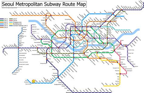 Seoul Subway Map - Seoul Sublet