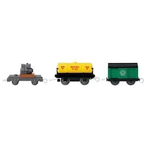 Trains for Toddlers: Thomas the Train: TrackMaster Diesel Works Trucks