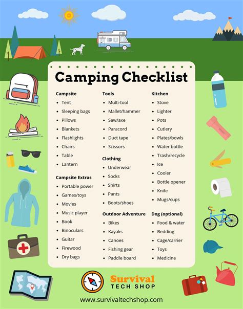 Camping Checklist: 151 Items To Pack (That You Can’t Forget!)