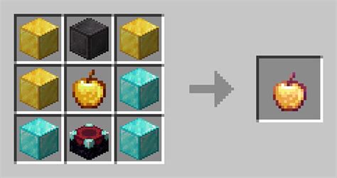 Better Enchanted Golden Apple Crafting Recipe Minecraft Data Pack