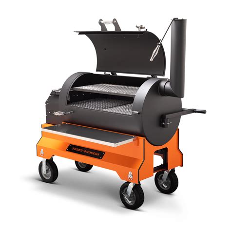 Yoder Smokers YS 1500S Competition Pellet Grill – Orange | Smokin' Deal BBQ