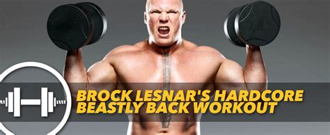 Brock Lesnar's Hardcore Beastly Back Workout | Generation Iron