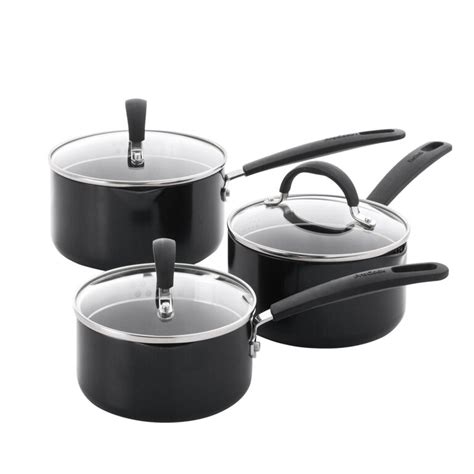 Gourmet Non-Stick Saucepan Set 3 Piece | ProCook