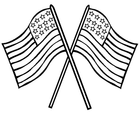 American Flag Clip Art Black and White | Free Download