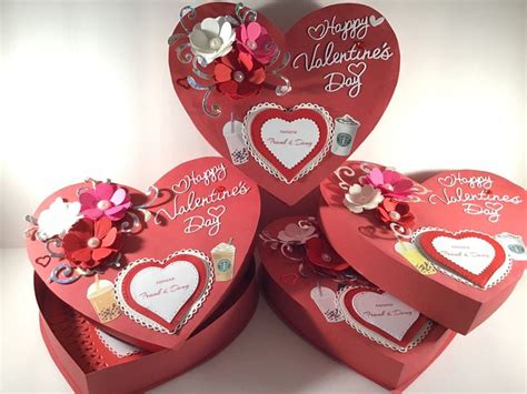 Heart Shaped Box for Homemade Candy - Personalized Valentine’s Day Gift ...