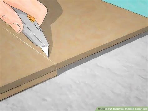 How to Install Marble Floor Tile (with Pictures) - wikiHow