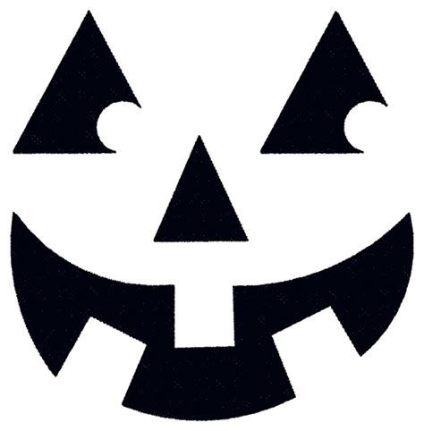 Happy Pumpkin Face Template - ClipArt Best