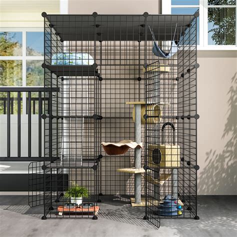 Buy Outdoor Cat Enclosure,Largr Cages,Catio with Super Large Enter Door ...