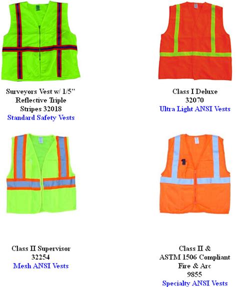 ANSI Safety Vests, Supervisor Mesh ANSI Vests, ASTM Compliant Fire ...