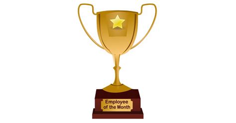 Employee of the Month Award, Golden Trophy Statuette | Zazzle