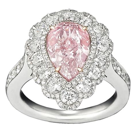 Fancy Pink Diamond Ring 2.58 Carats For Sale at 1stdibs