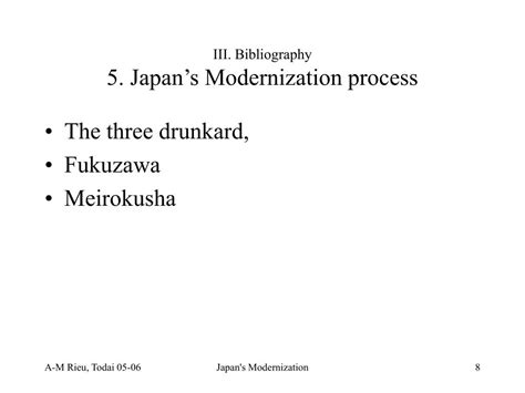 PPT - History of Japan’s Modernization: Japan’s modernization ...