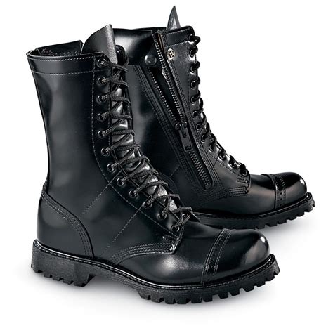 Men's Corcoran® 10" Side - zip Field Boot, Black - 123784, Combat ...