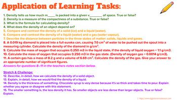 Density (Measure Of Compactness, Measurement) by Digital Science Lesson