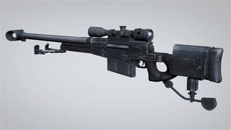 Sniper rifle aw50 model - TurboSquid 1352436