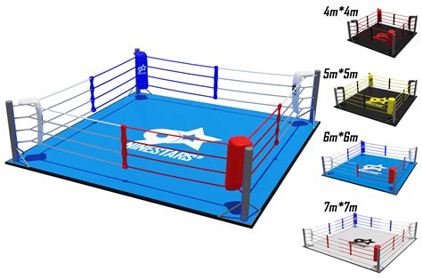 Boxing ring (customizable) - with full floor - DragonSports.eu