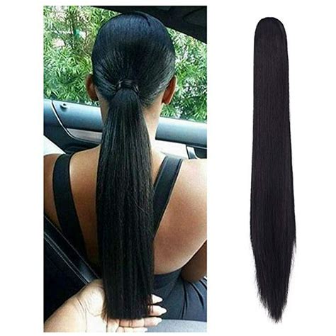 FLORATA Womens Claw Clip in Ponytail Hair Extensions 21 inches Long ...