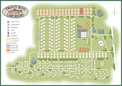 Trout Run Camp Resort Map