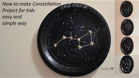 How to make 3D Constellation Project for kids easy and simple way ...