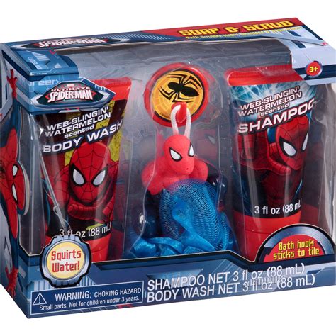 Spiderman Bath Accessories - Marvel Spider Man 3 Piece Bathroom Set Hm ...