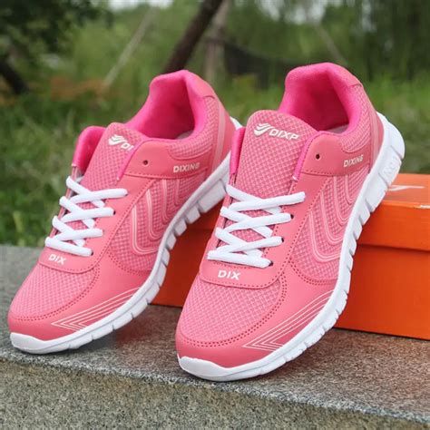 Hot 2017 Women Sneakers Breathable Sport Shoes Female Running Shoes ...