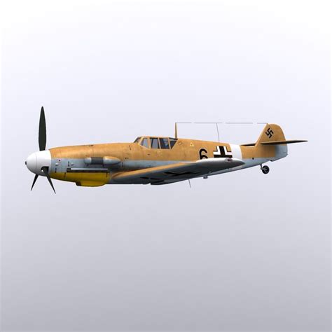 Bf-109 G2 Trop JG 77 | 3d model, Model, Fighter jets