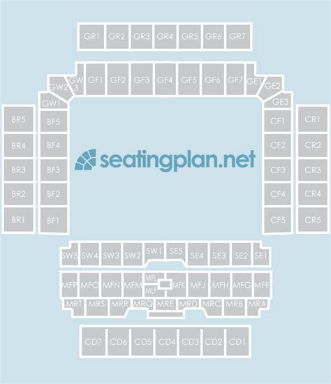 Football Seating Plan - Ibrox Stadium