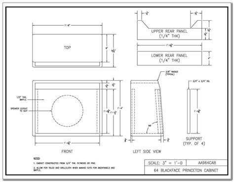 Guitar Speaker Cabinet Plans 1x12 - Cabinet : Home Design Ideas #w3YAnWGgke