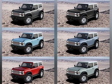 2024 Ford Bronco Heritage Edition Colors - All Options – 2 Door ...