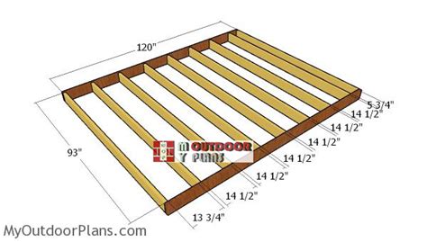 10x8 Shed - Free DIY Plans | MyOutdoorPlans